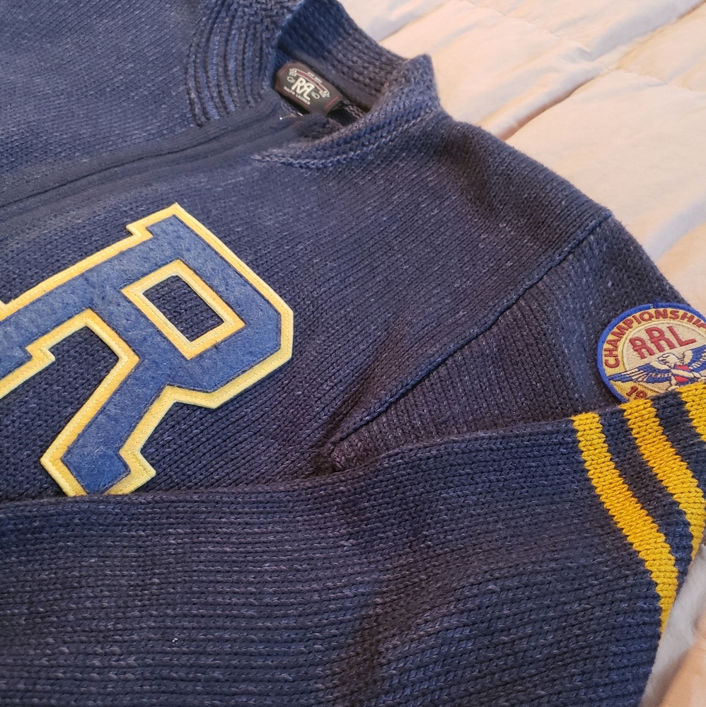 Ralph Lauren RRL Varsity Sweater Jacket